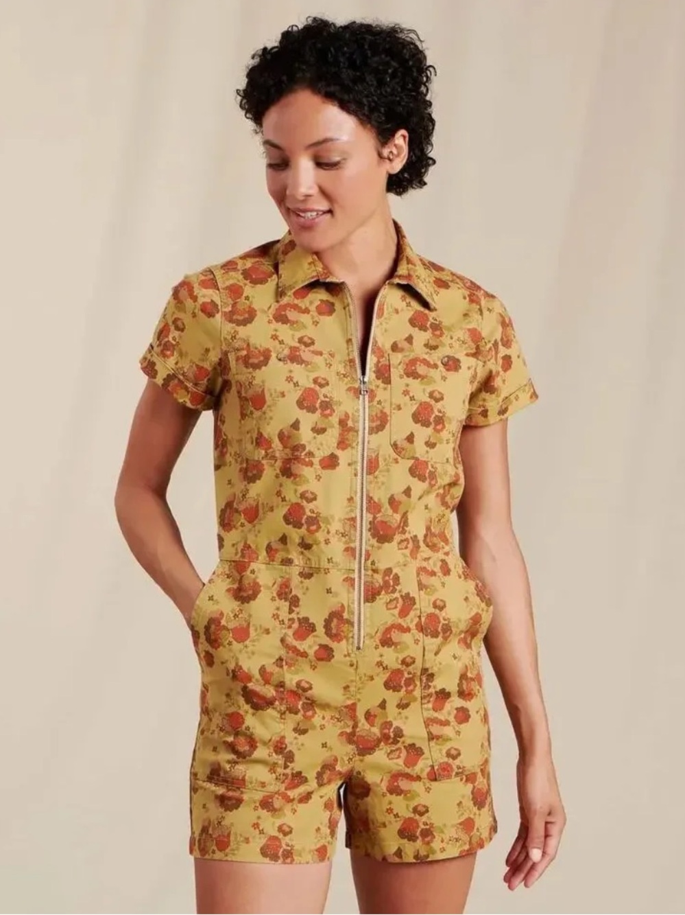 Toad&Co Earthworks Garage Shortie Romper/S